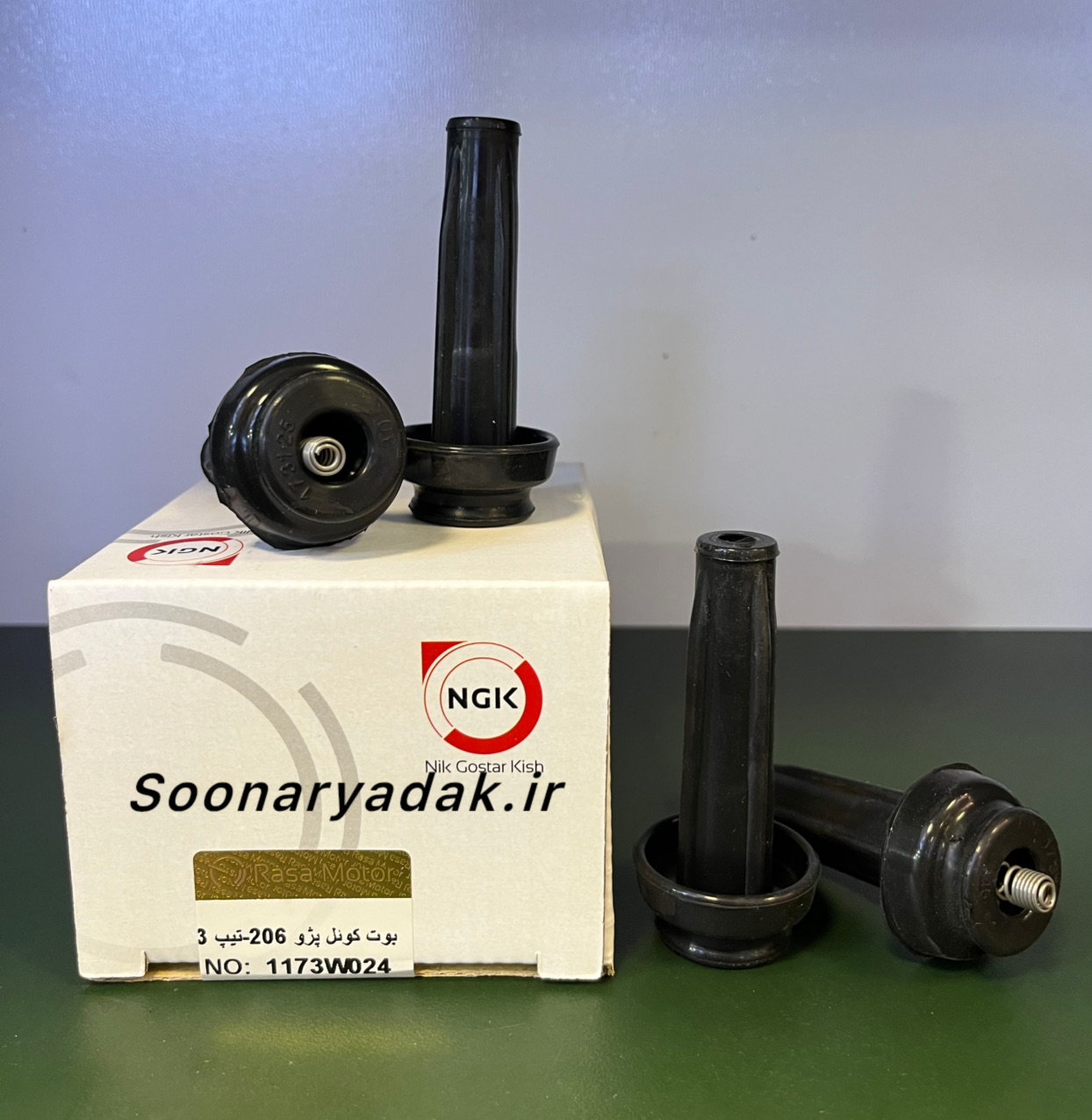 بوت کوئل پژو 206 تیپ3 NGK  (کیفیت اصلی با ضمانت)