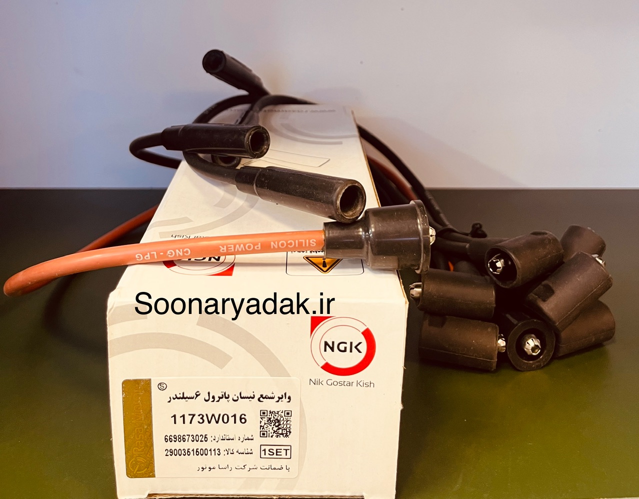 وایرشمع نیسان پاترول 6 سیلندر NGK - کیفیت اصلی
