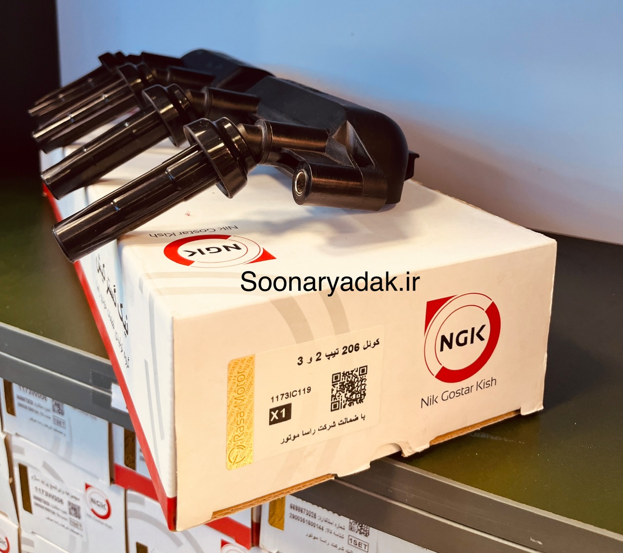 کوئل206 تیپ 2 و 3 NGK _ کیفیت اصلی